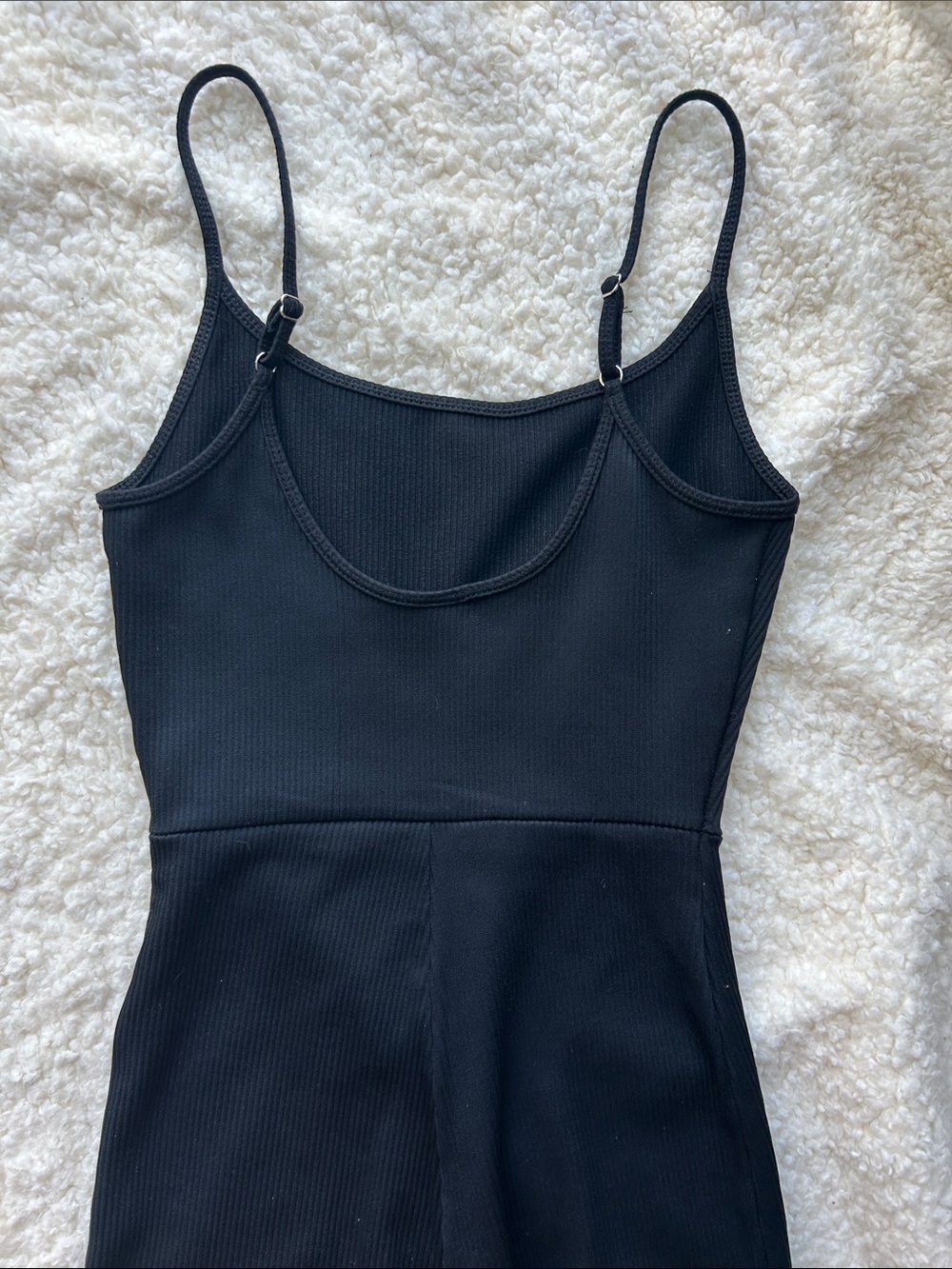 Black Spaghetti-Strap Jumpsuit for Women - Picture 4 of 5